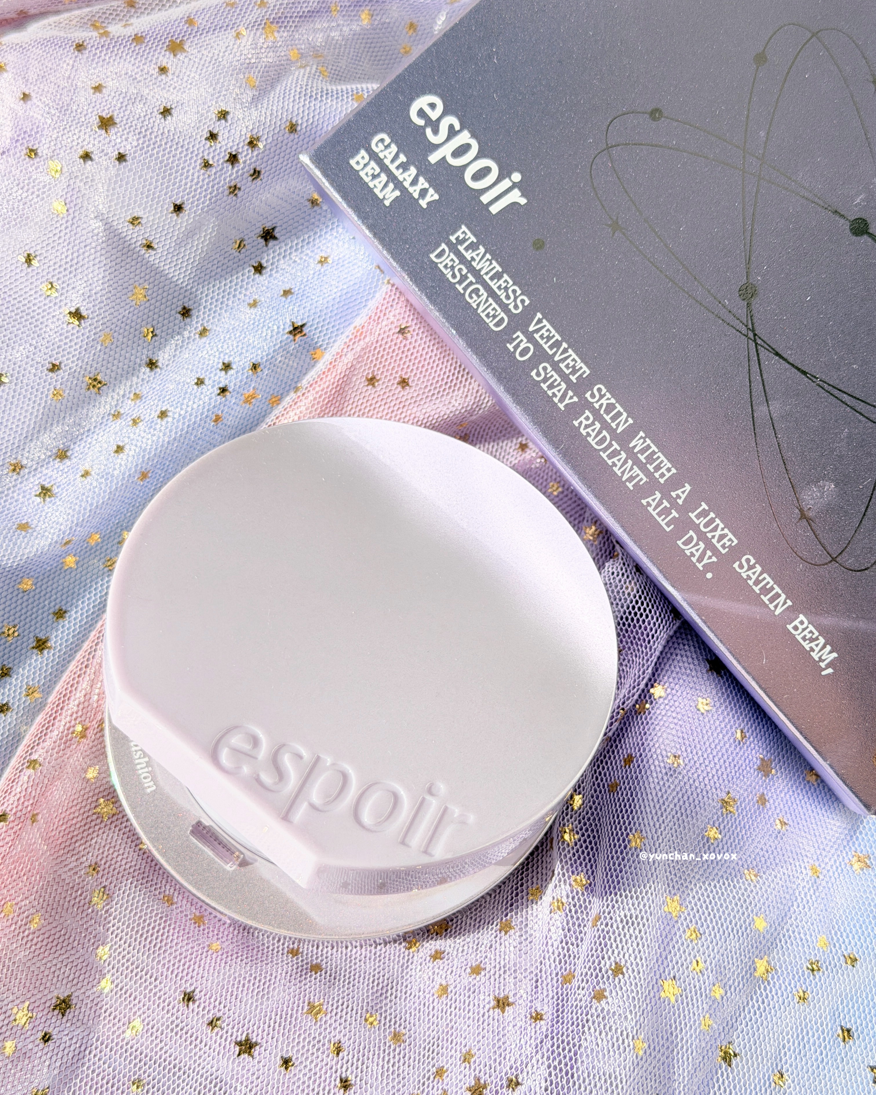 ビーベルベットカバークッション ギャラクシービームコレクション/espoir/メイクアップキットを使ったクチコミ（2枚目）