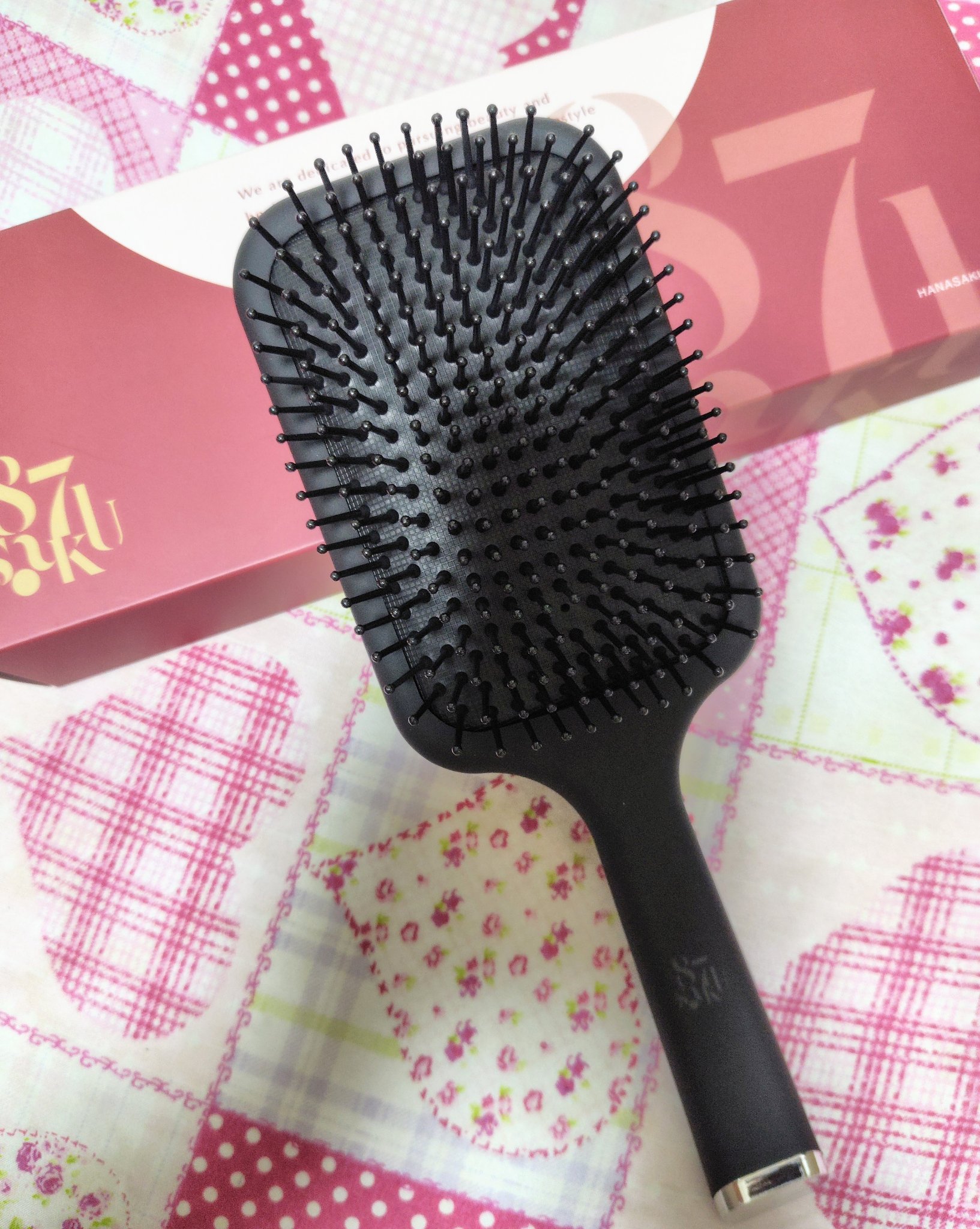 87saku ハナサク パドルブラシ/87saku/ヘアブラシを使ったクチコミ（2枚目）