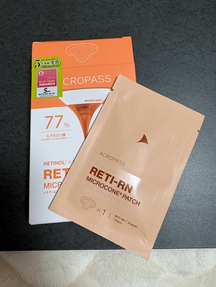 レチアールエヌ Tパッチ/ACROPASS/シートマスク・パックを使ったクチコミ(1枚目)