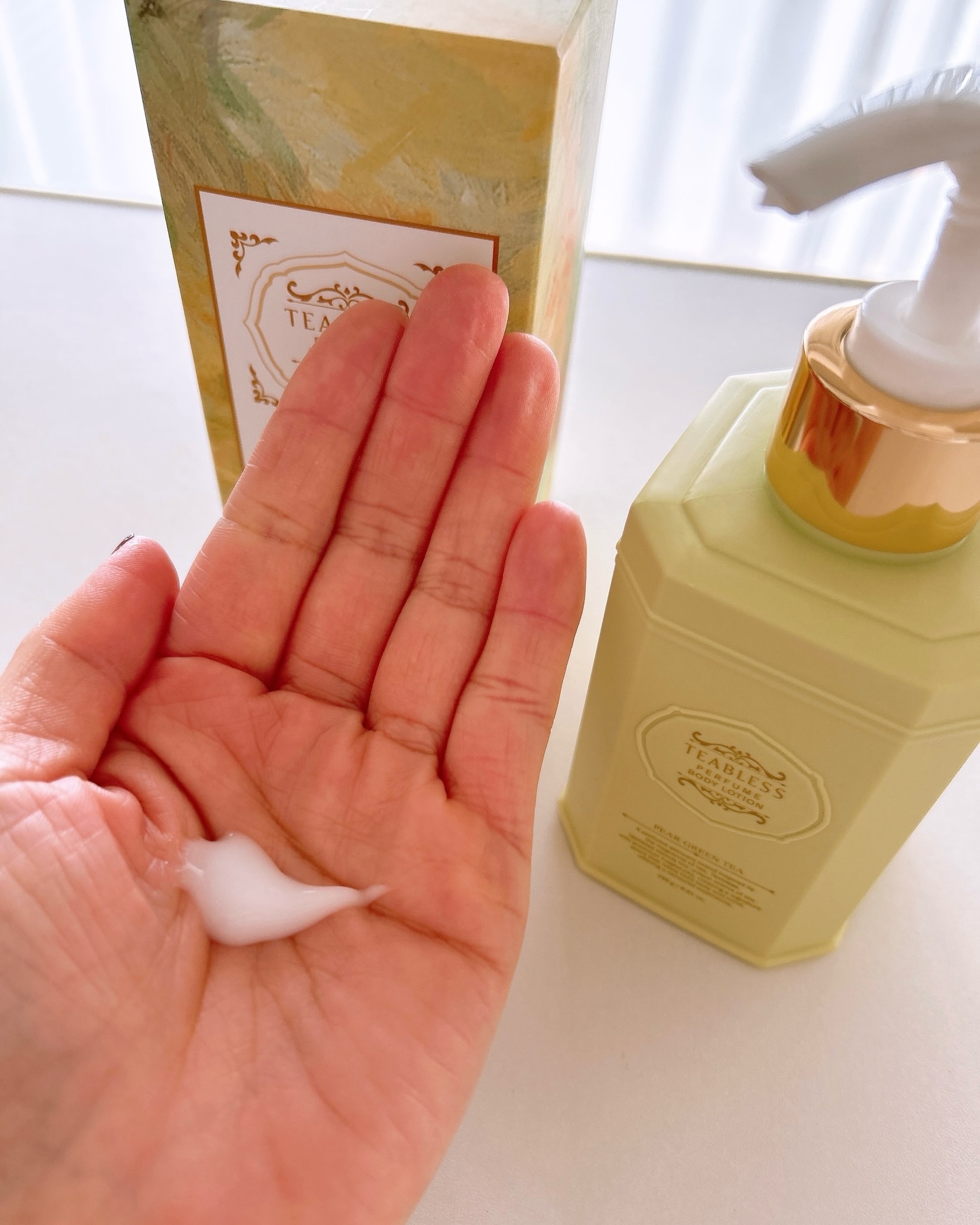 アクアアールグレイティーパフュームボディローション/TEABLESS/ボディローションを使ったクチコミ（3枚目）