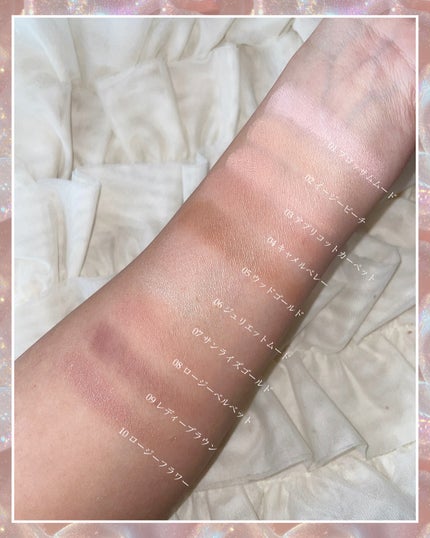 ライトオンアイズシャドウパレット/ルミル/アイシャドウパレットを使ったクチコミ(2枚目)