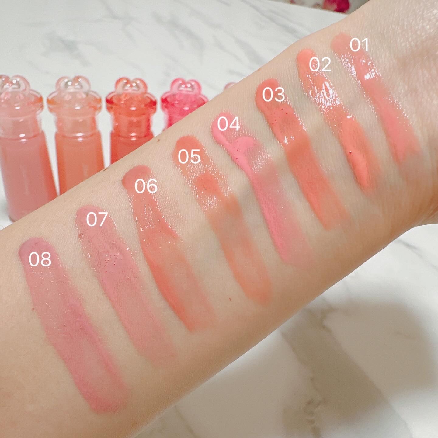 ハートウェアリングリキッドチーク/2aN/リキッドチークを使ったクチコミ（3枚目）