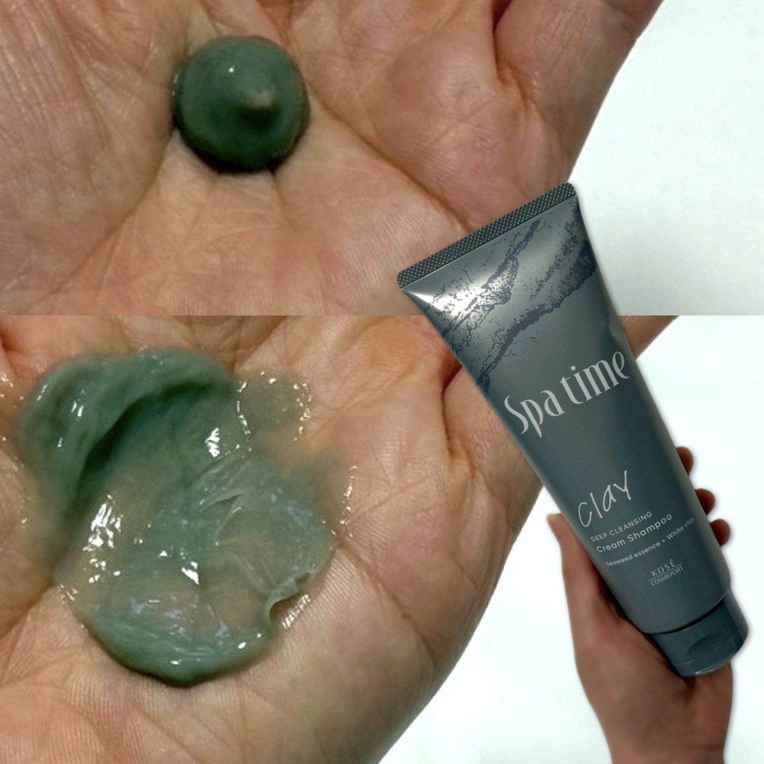 スパタイム クリームシャンプー （ディープクレンジング）/Spa time/市販シャンプーを使ったクチコミ（3枚目）