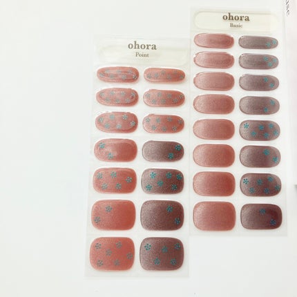 セミキュアジェルネイル(ハンド)/ohora/ネイルシールを使ったクチコミ(5枚目)