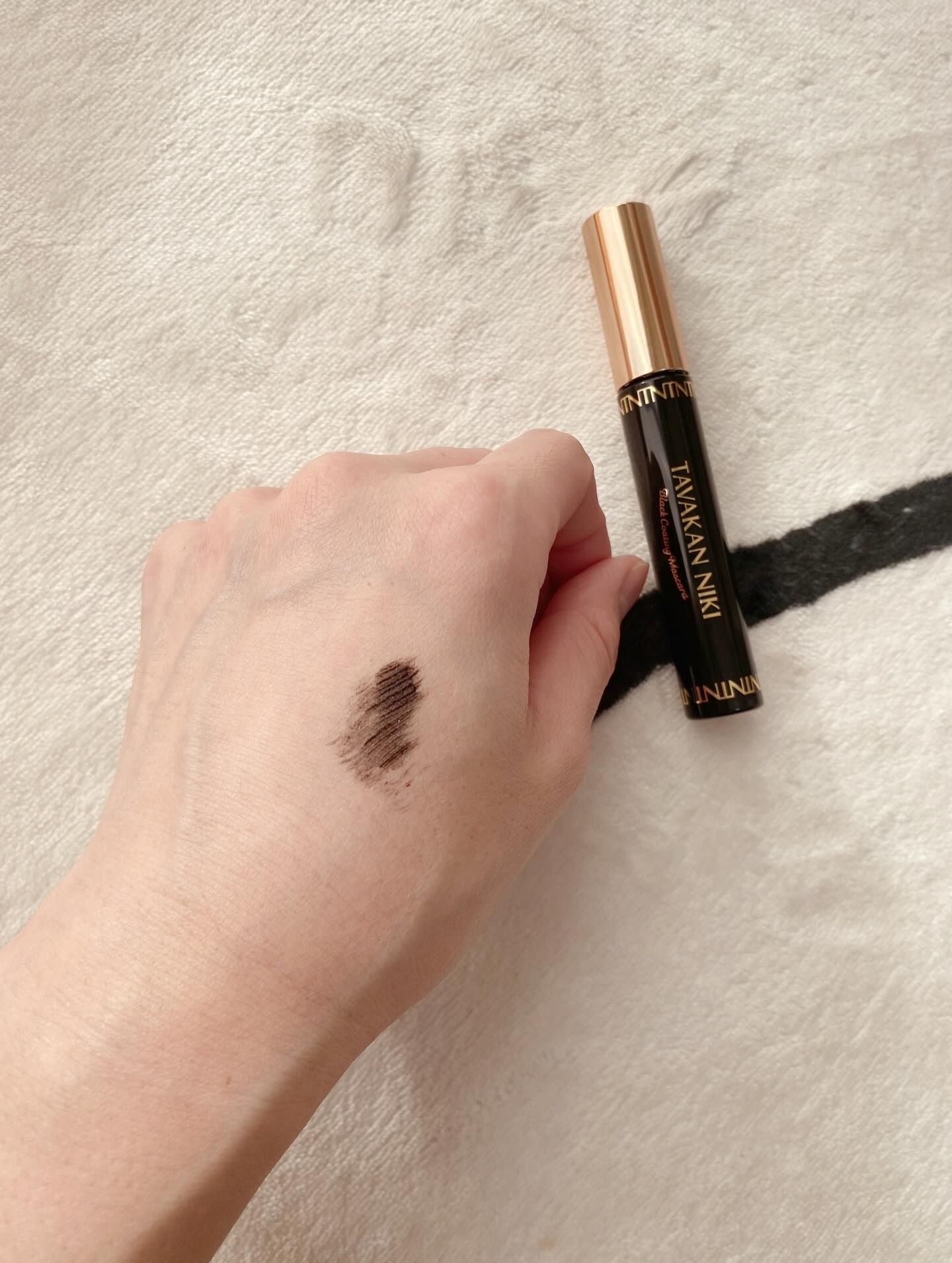 まつ毛用カールアップコーティング(ブラック)/束感ニキ/マスカラ下地を使ったクチコミ（3枚目）