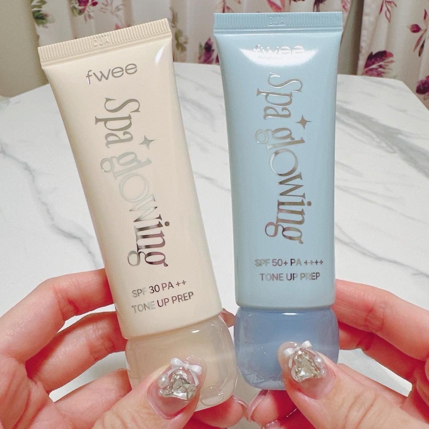 スパグロウUVトーンアップベース/fwee/化粧下地を使ったクチコミ(1枚目)