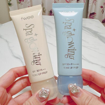 スパグロウUVトーンアップベース/fwee/化粧下地を使ったクチコミ(1枚目)