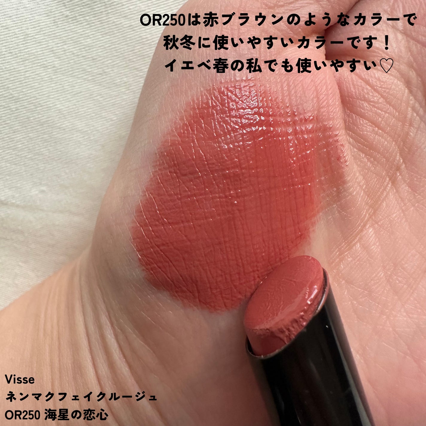 ネンマクフェイク ルージュ/Visée/口紅を使ったクチコミ(2枚目)