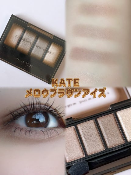 ケイト メロウブラウンアイズ/KATE/アイシャドウパレットを使ったクチコミ(1枚目)