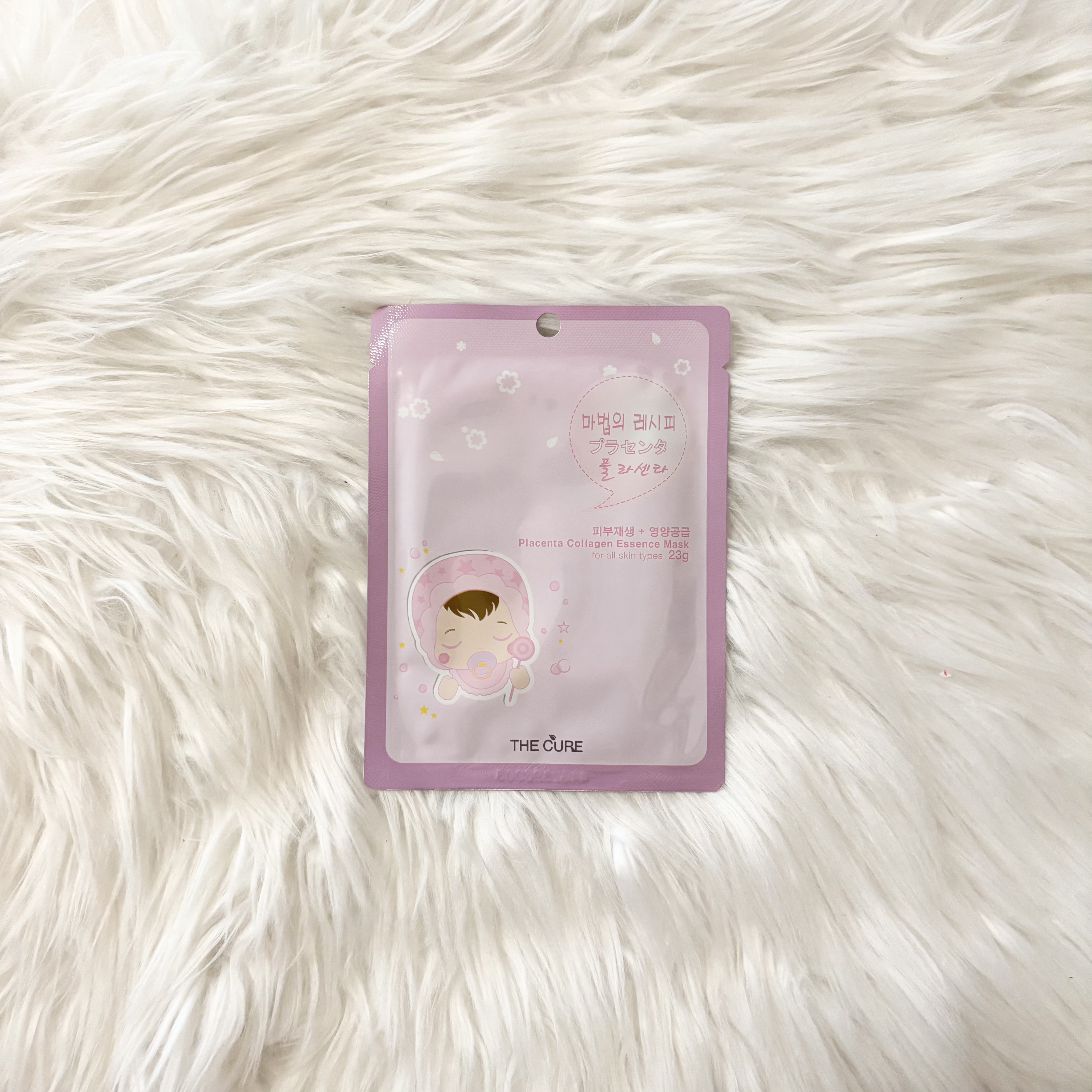 プラセンタコラーゲンエッセンスマスク/THE CURE(ザキュア)/シートマスク・パックを使ったクチコミ（1枚目）