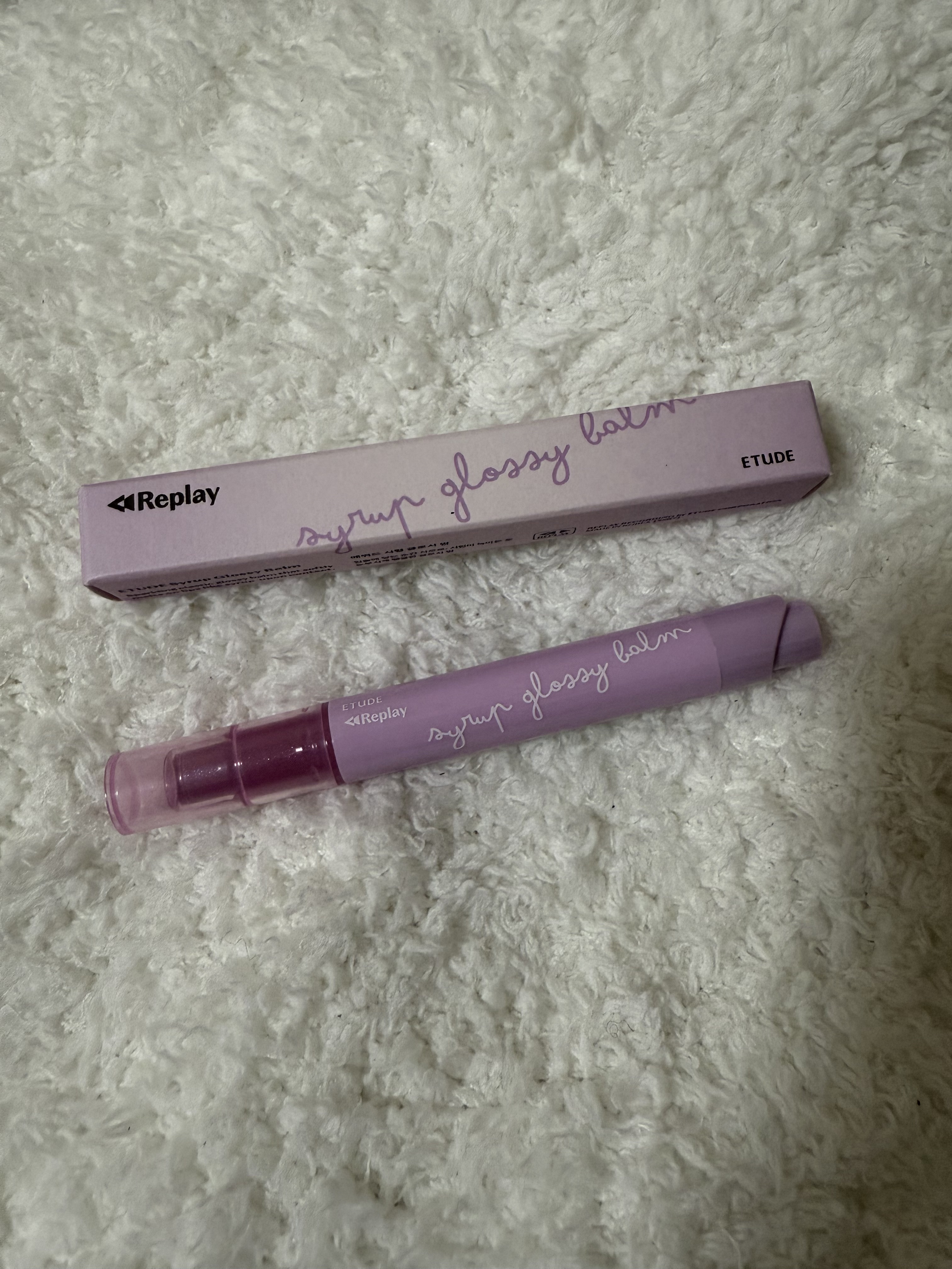 Lシロップグロッシーバーム ライラックシャワー/ETUDE/口紅を使ったクチコミ（1枚目）