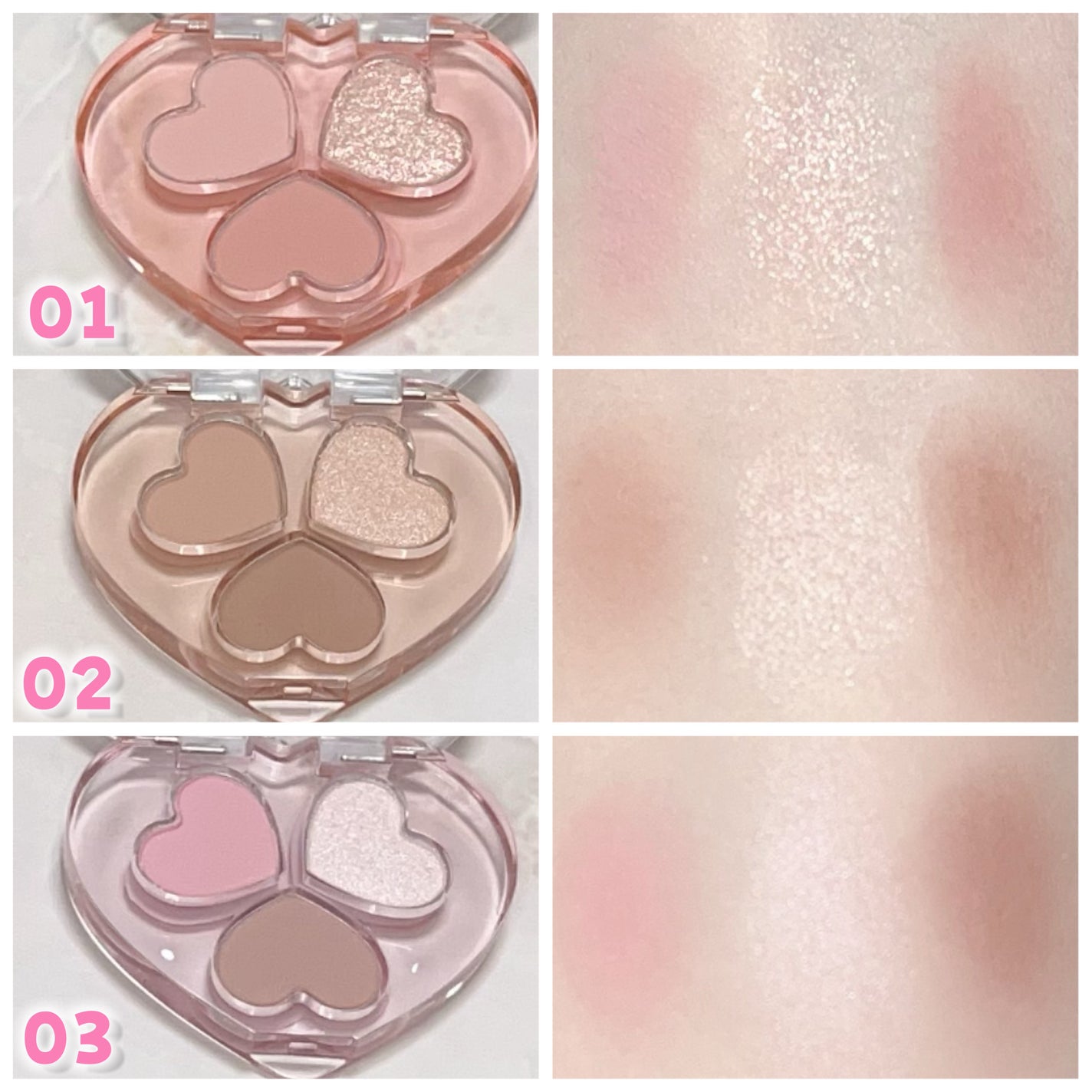 ラブクローバーパレット/from2aN/アイシャドウパレットを使ったクチコミ(2枚目)