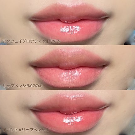 ドットオンムードリップペンシル/Heart Percent/リップライナーを使ったクチコミ(3枚目)