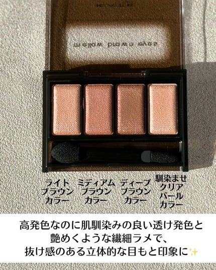 ケイト メロウブラウンアイズ/KATE/アイシャドウパレットを使ったクチコミ(4枚目)