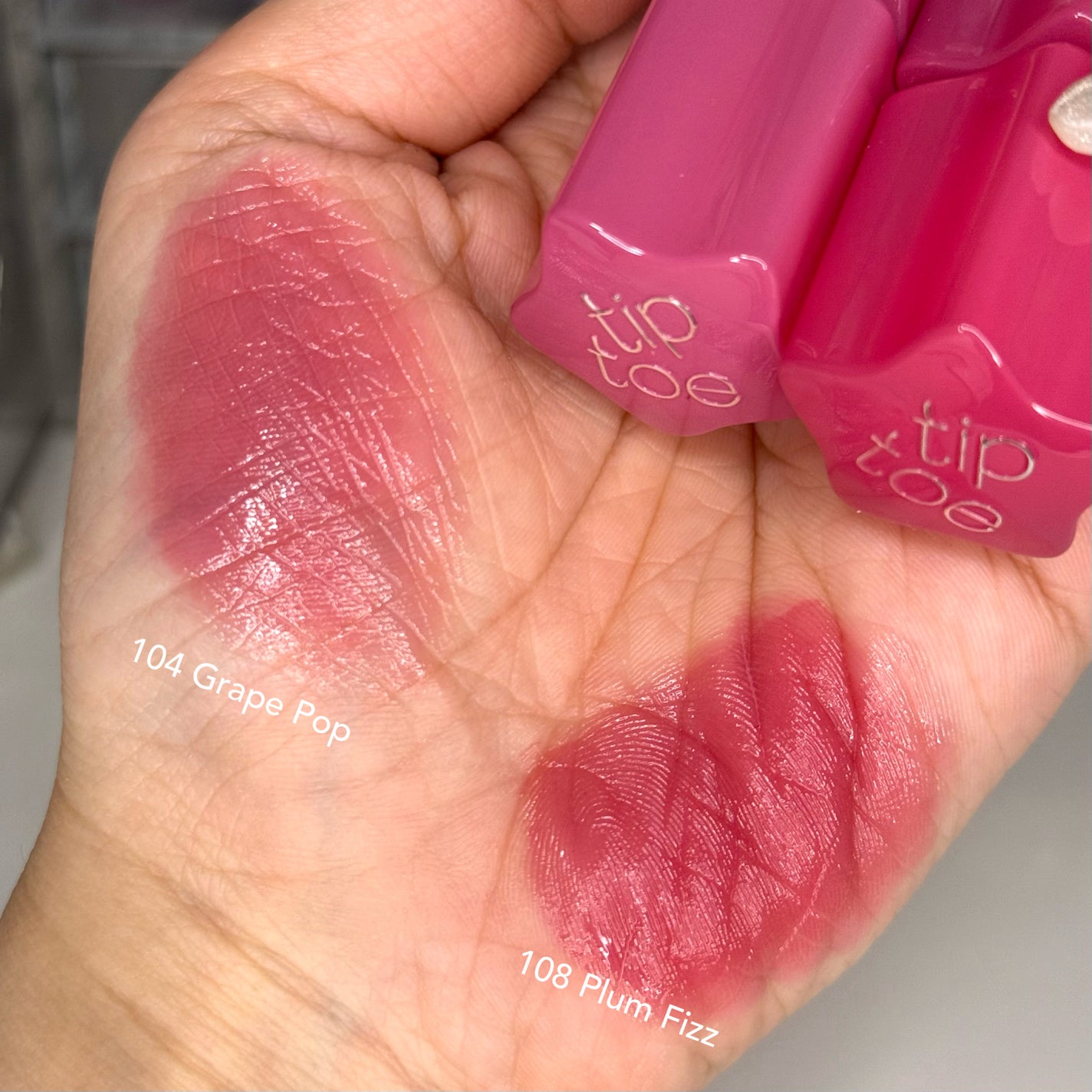 グロウイットソルベティント/tiptoe/リップティントを使ったクチコミ(3枚目)