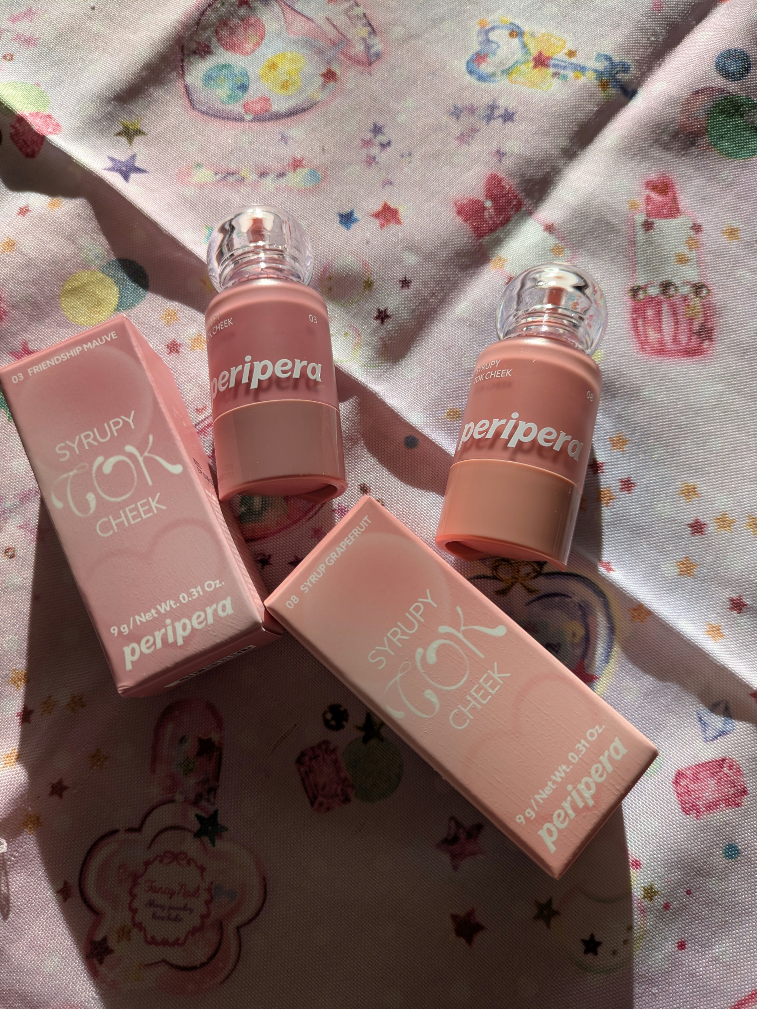 ペリペラ シロッピー トック チーク 08 シロップグレープフルーツ/PERIPERA/リキッドチークを使ったクチコミ（1枚目）