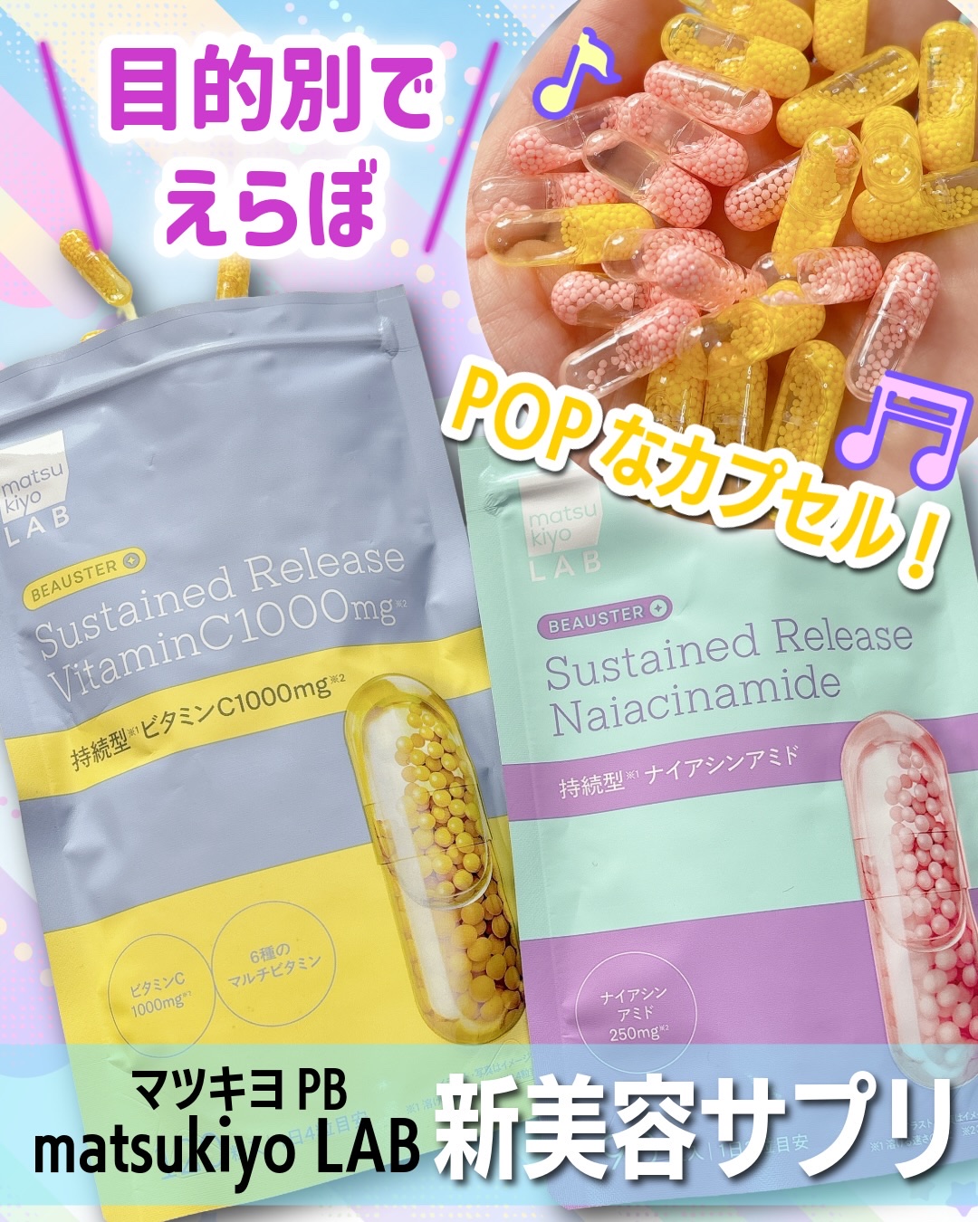 ビュースター 持続型ナイアシンアミド/matsukiyo LAB/美容サプリメントを使ったクチコミ（1枚目）