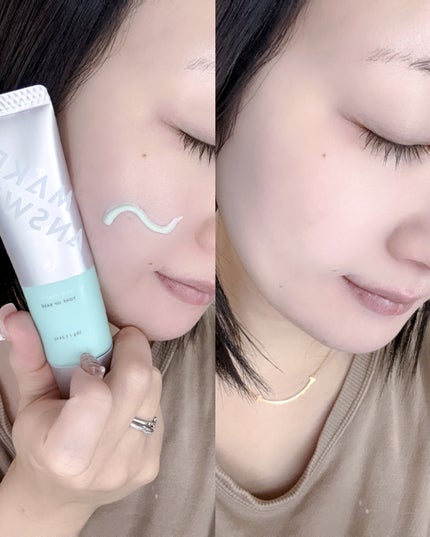 メイクアンサー スキンスムース トーンアップベース <化粧下地>/MAKE ANSWER/化粧下地を使ったクチコミ(2枚目)