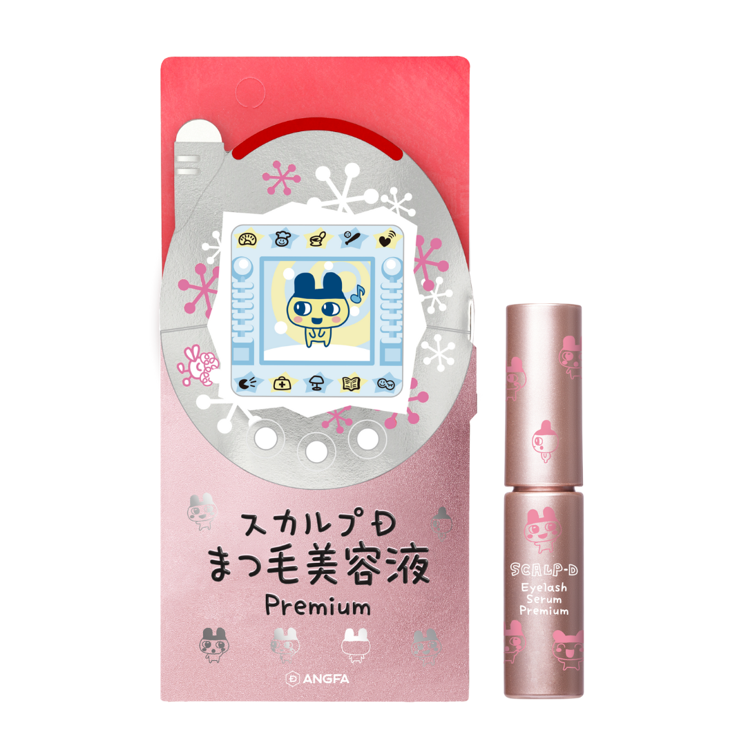 「スカルプＤまつ毛美容液」の『たまごっち』コラボパッケージが数量限定で登場の画像