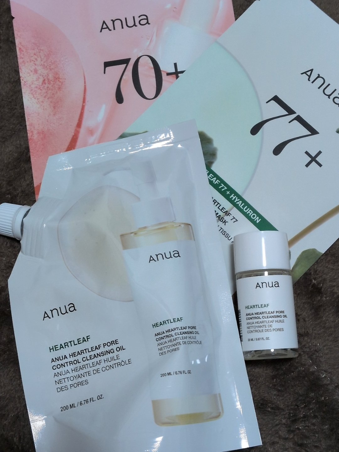 
🌿Anua
ドクダミ ポアコントロールクレンジングオイル　詰め替え200ml

メガ割で購入。詰め替えがでていたので。息子用ですけど…
メガ割だからつい買ってあげたくなってしまう🤣

でもおまけがいつもAnuaさんはすごい
マスク2枚