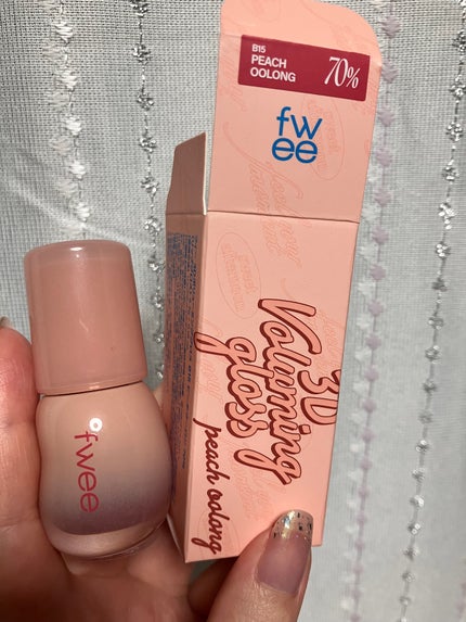 フィー 3Dボリューミンググロス/fwee/リップグロスを使ったクチコミ(1枚目)