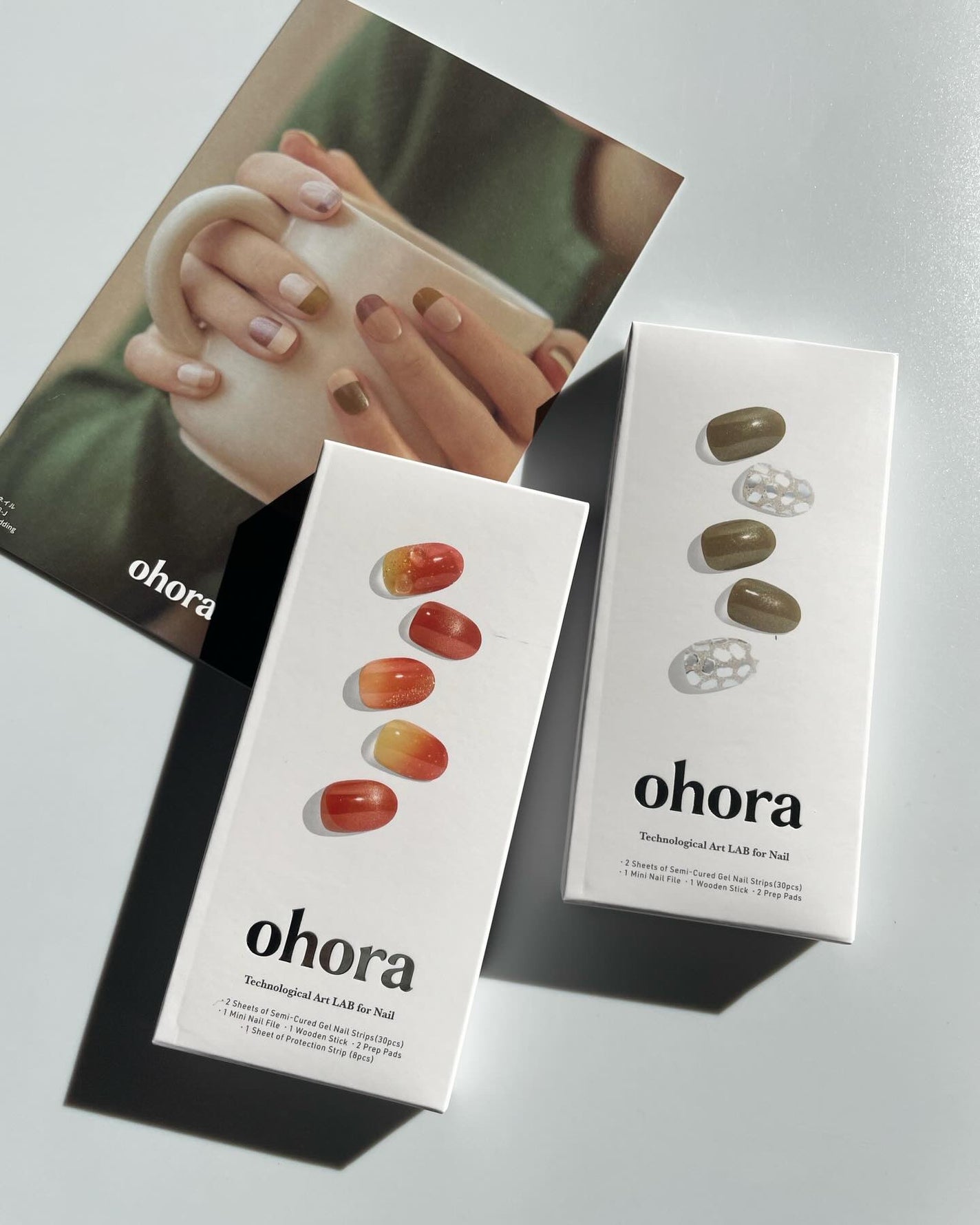 セミキュアジェルネイル(ハンド)/ohora/ネイルシールを使ったクチコミ(4枚目)