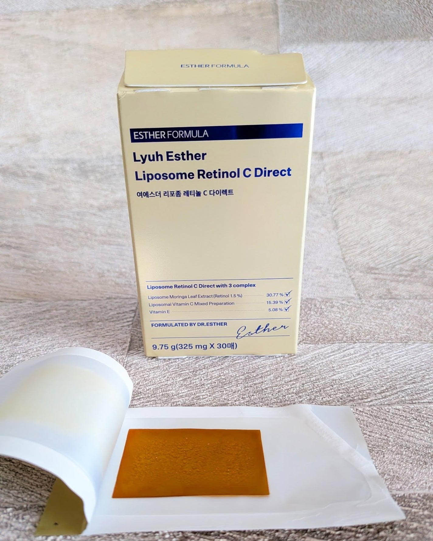 ヨエスターリポソームレチノールCダイレクトフィルム/ESTHER FORMULA/美容サプリメントを使ったクチコミ(3枚目)