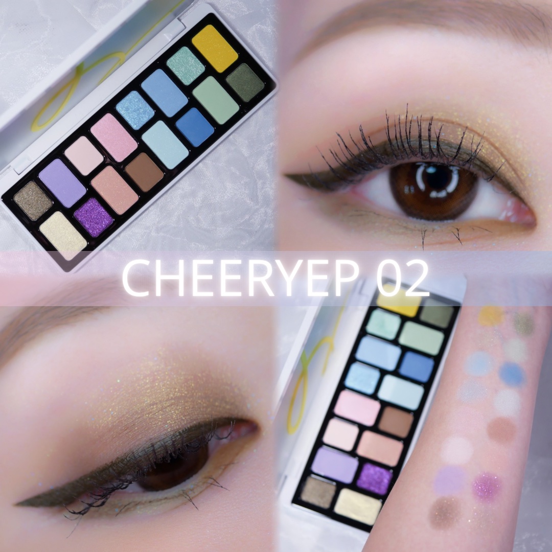 16-Color Natural Star Eye Shadow Palette/CHEERYEP/アイシャドウパレットを使ったクチコミ（1枚目）