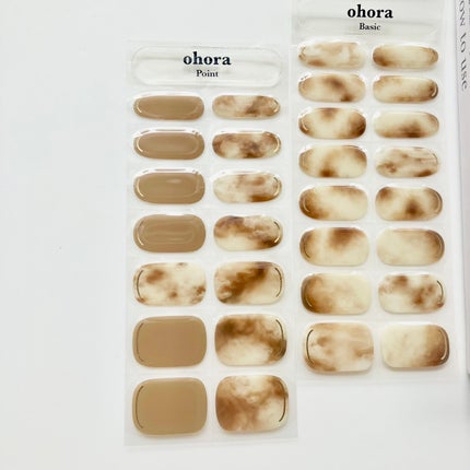 セミキュアジェルネイル(ハンド)/ohora/ネイルシールを使ったクチコミ(3枚目)