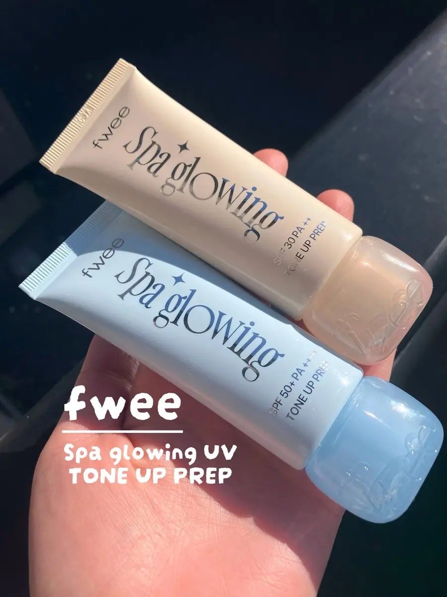 スパグロウUVトーンアップベース/fwee/化粧下地を使ったクチコミ(1枚目)