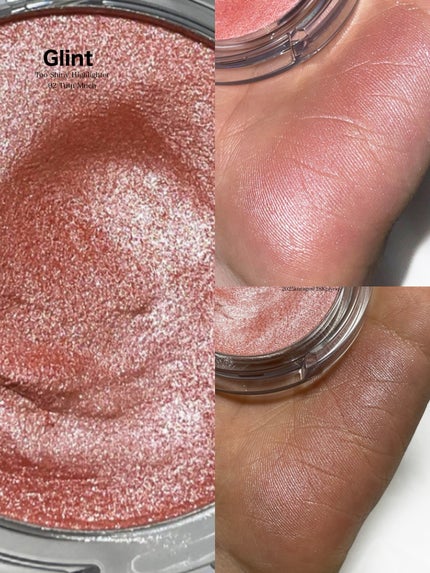 Too Shiny Highlighter/Glint/パウダーハイライトを使ったクチコミ(2枚目)