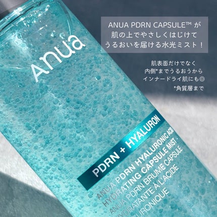 PDRNヒアルロン酸ハイドレイティングミスト/Anua/ミスト状化粧水を使ったクチコミ(2枚目)