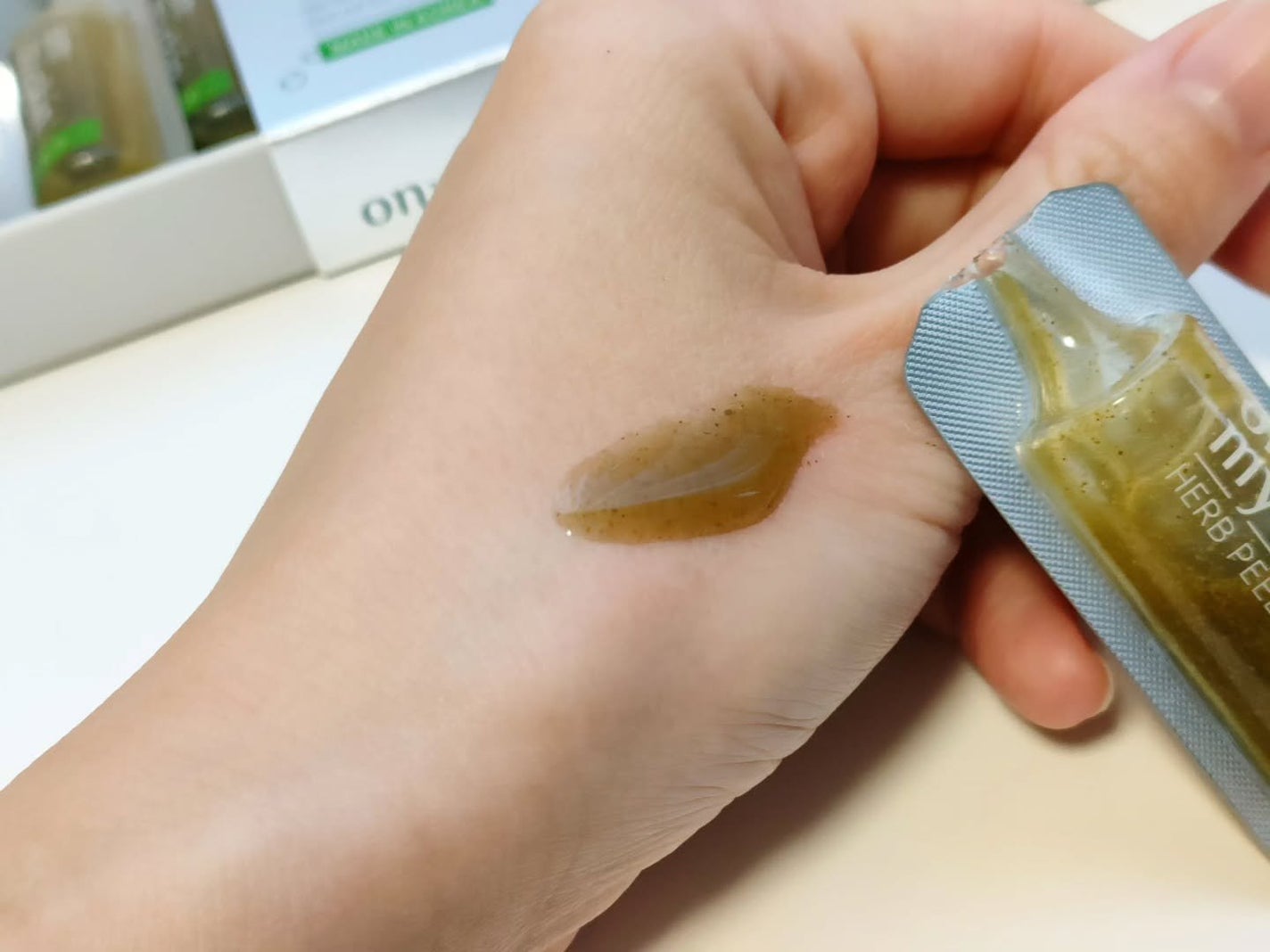 ハーブピーリング/on:myskin/ピーリングを使ったクチコミ(3枚目)