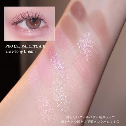 プロ アイ パレット エアー/CLIO/アイシャドウパレットを使ったクチコミ(7枚目)