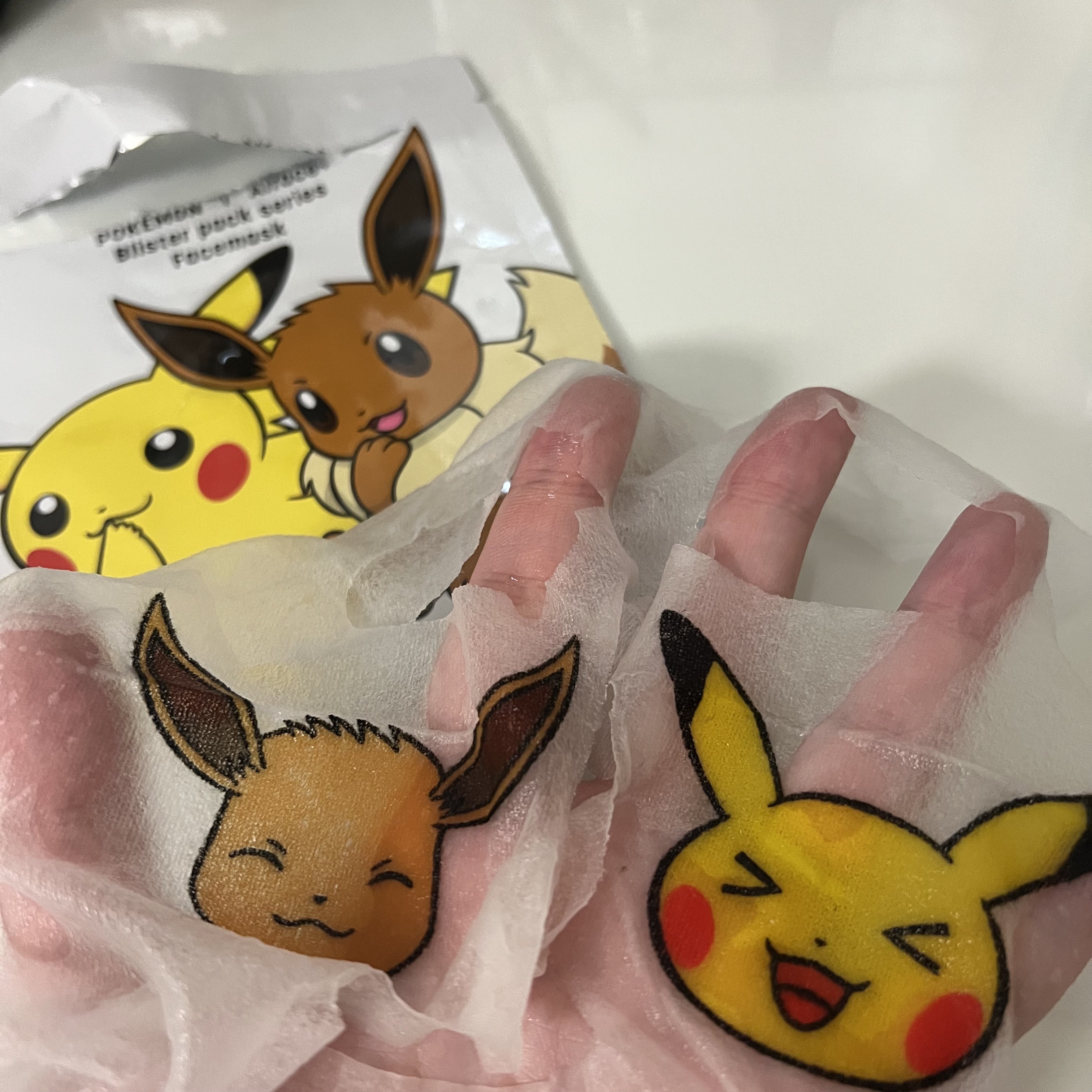 オルフェス BPS ピカチュウ・イーブイ デザイン/ALFACE+/シートマスク・パックを使ったクチコミ（1枚目）