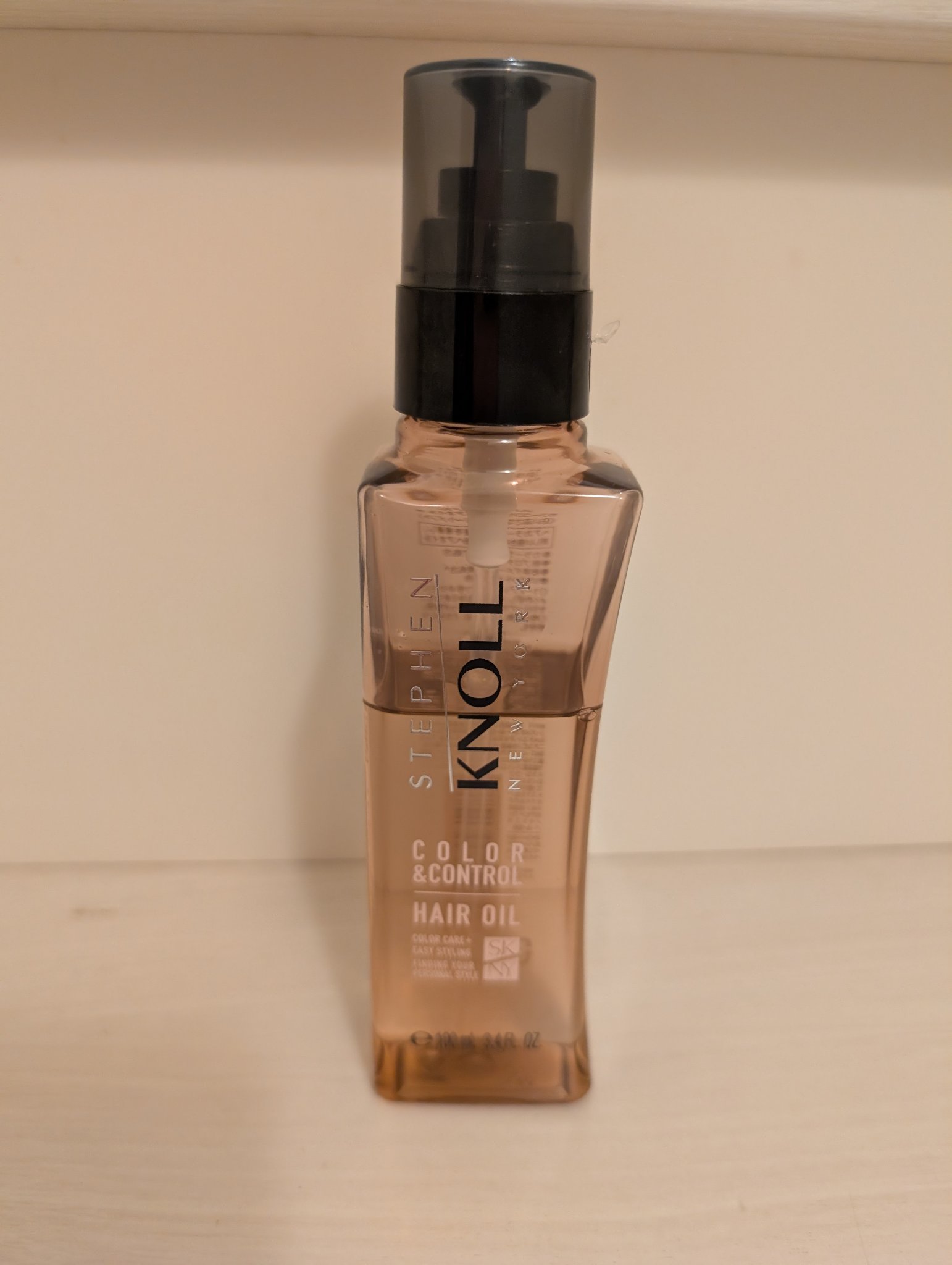リペアコントロール ヘアオイル Ｗ 100ml/スティーブンノル ニューヨーク/ヘアオイルを使ったクチコミ（1枚目）