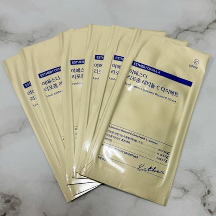 ヨエスターリポソームレチノールCダイレクトフィルム/ESTHER FORMULA/美容サプリメントを使ったクチコミ(2枚目)