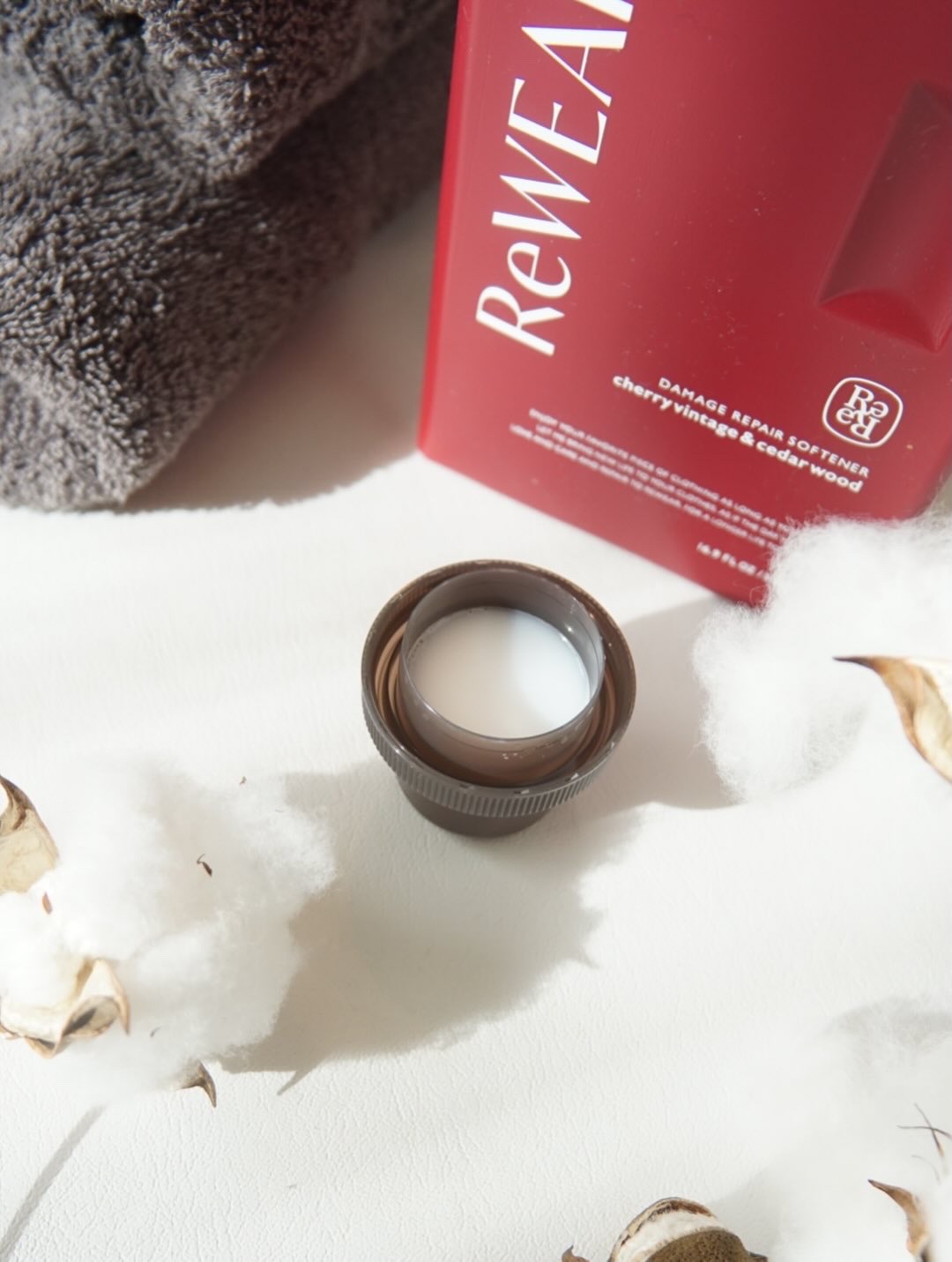 リウェア　再生柔軟剤　チェリーヴィンテージ＆シダーウッド/ReWEAR/柔軟剤を使ったクチコミ（3枚目）