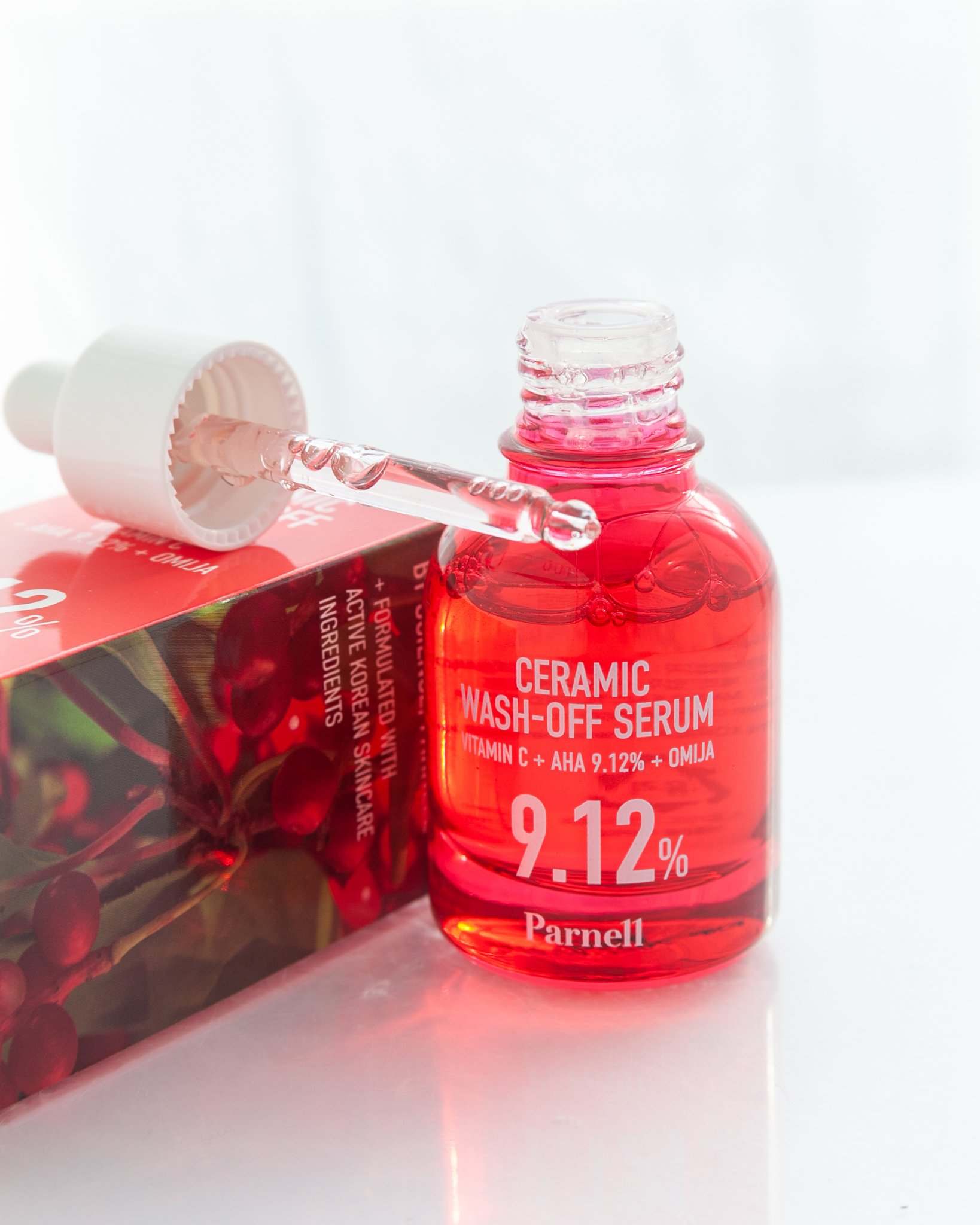 AHA 9.12 オミジャ 陶器肌 ウォッシュオフ セラム/parnell/美容液を使ったクチコミ（1枚目）