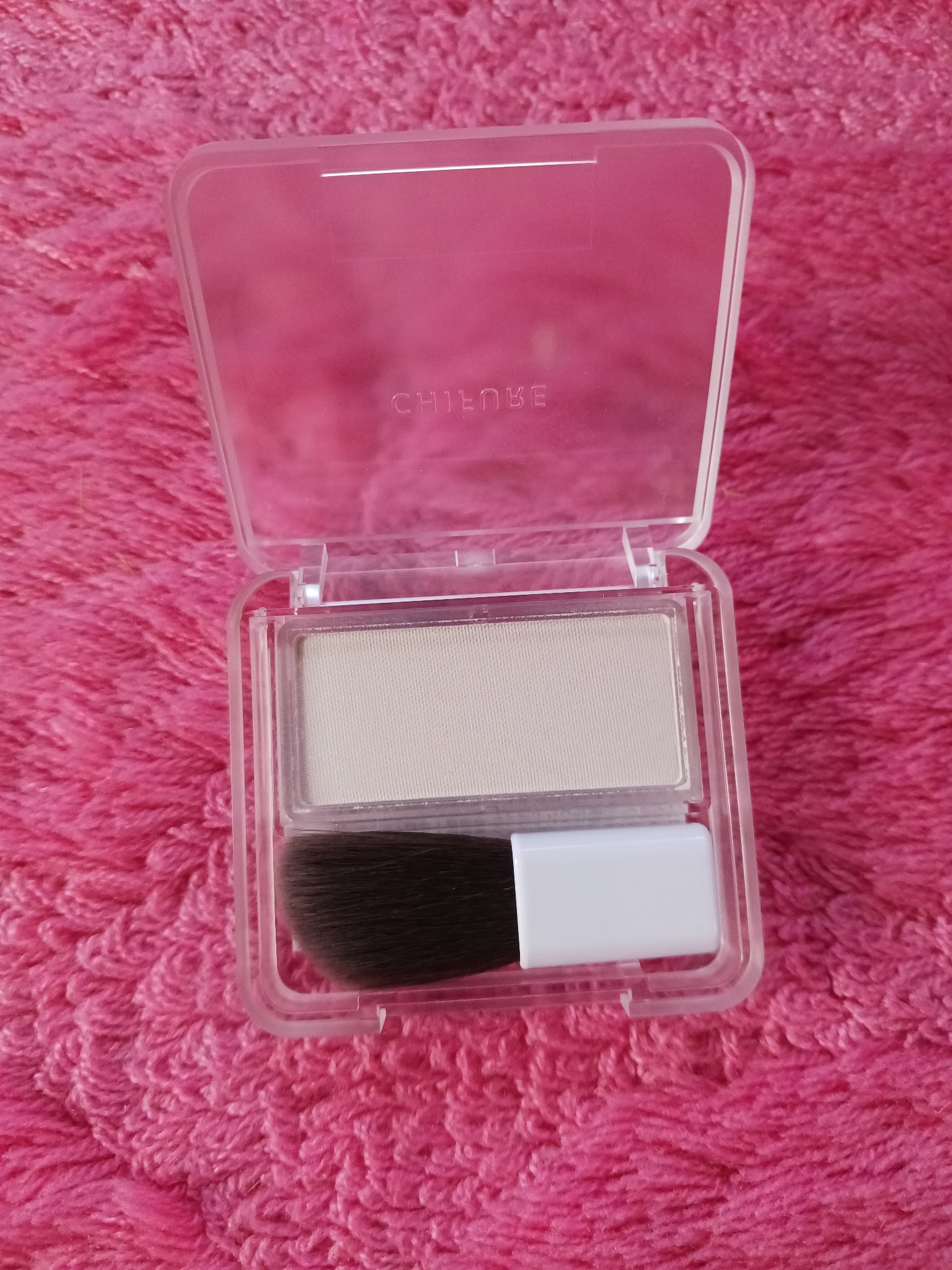 ハイライト パウダー  1 ホワイト/ちふれ/パウダーハイライトを使ったクチコミ（2枚目）