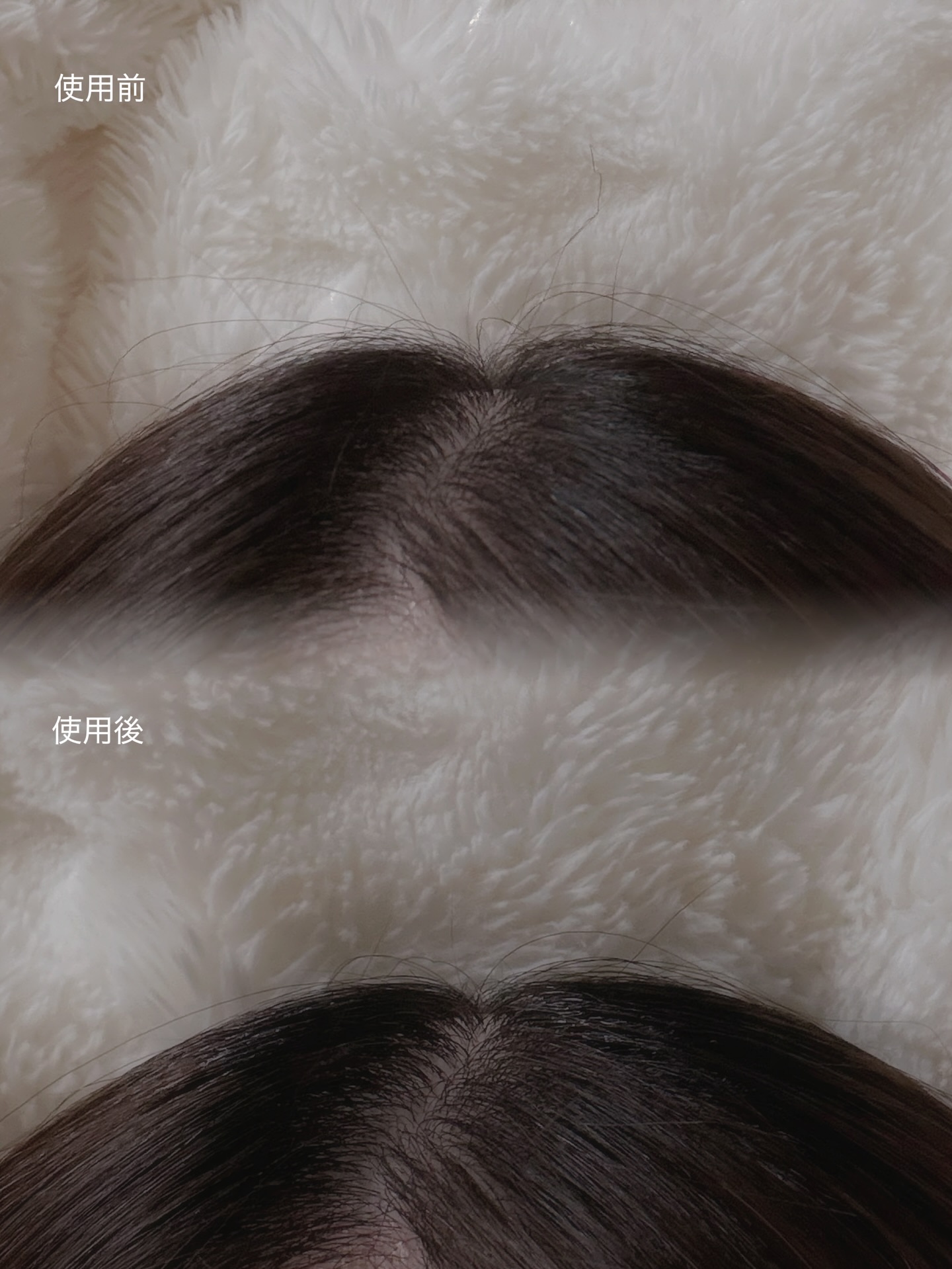 ハードフィックスヘアマスカラ/narka/その他スタイリングを使ったクチコミ（3枚目）