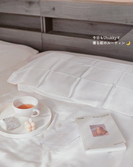 シルク枕カバー/Utukky/ヘアケアグッズを使ったクチコミ(2枚目)