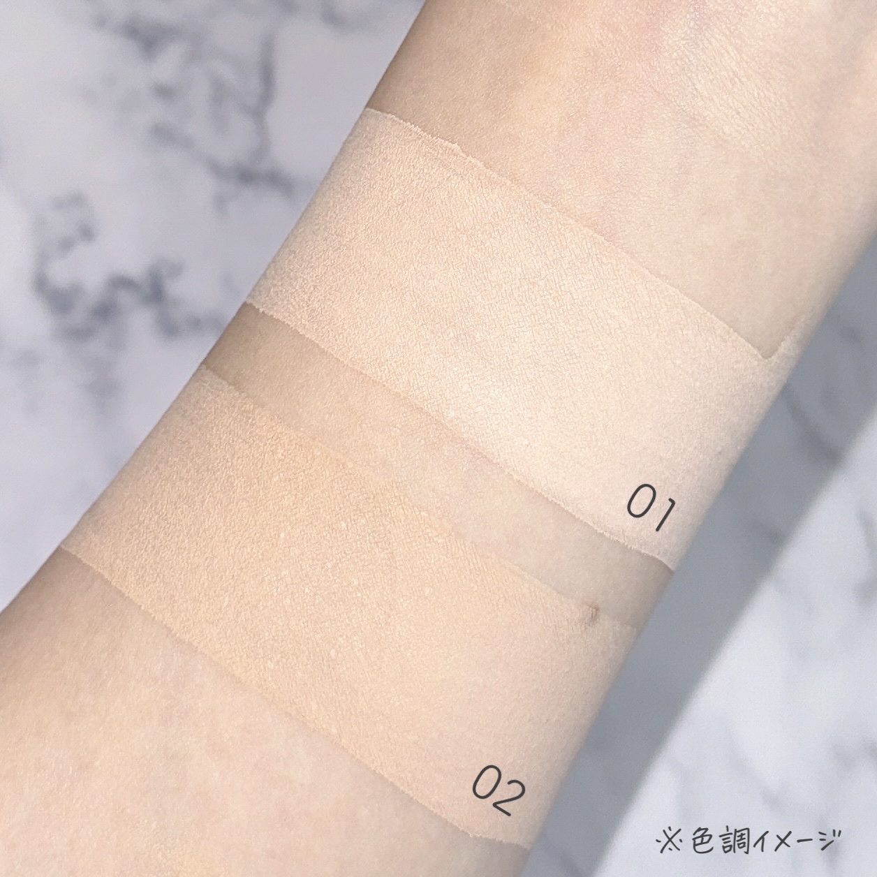 エアリーチェンジリキッド/KATE/リキッドファンデーションを使ったクチコミ（3枚目）