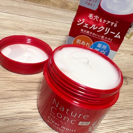 ネイチャーコンク 薬用クリアモイストジェルクリーム/ネイチャーコンク/オールインワン化粧品を使ったクチコミ(4枚目)