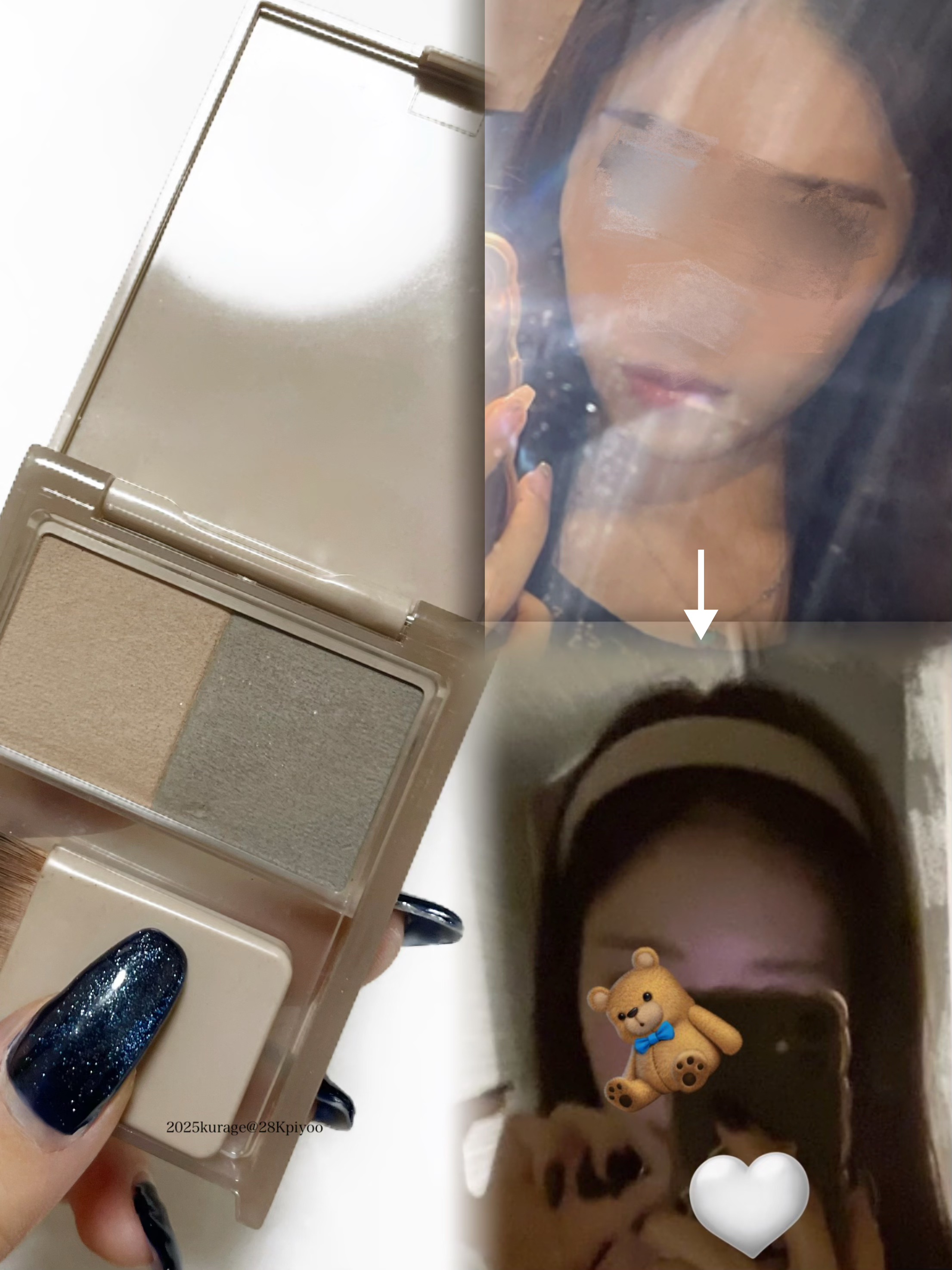 あざむきヘアシャドウ 万能ブラウン/pdc/シェーディングを使ったクチコミ（1枚目）