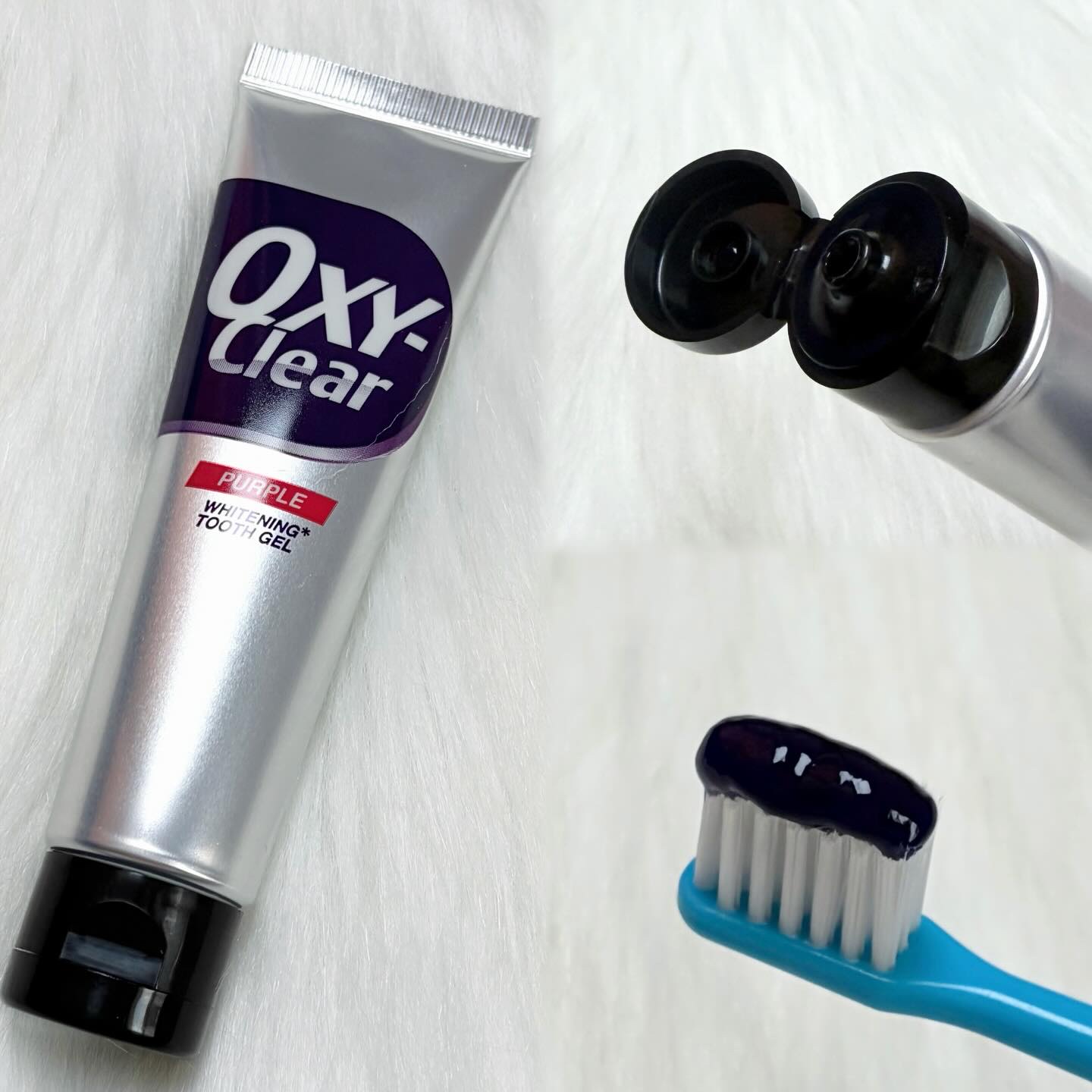 オキシークリア パープルオーラルジェル/プラセス製薬/歯磨き粉を使ったクチコミ（2枚目）