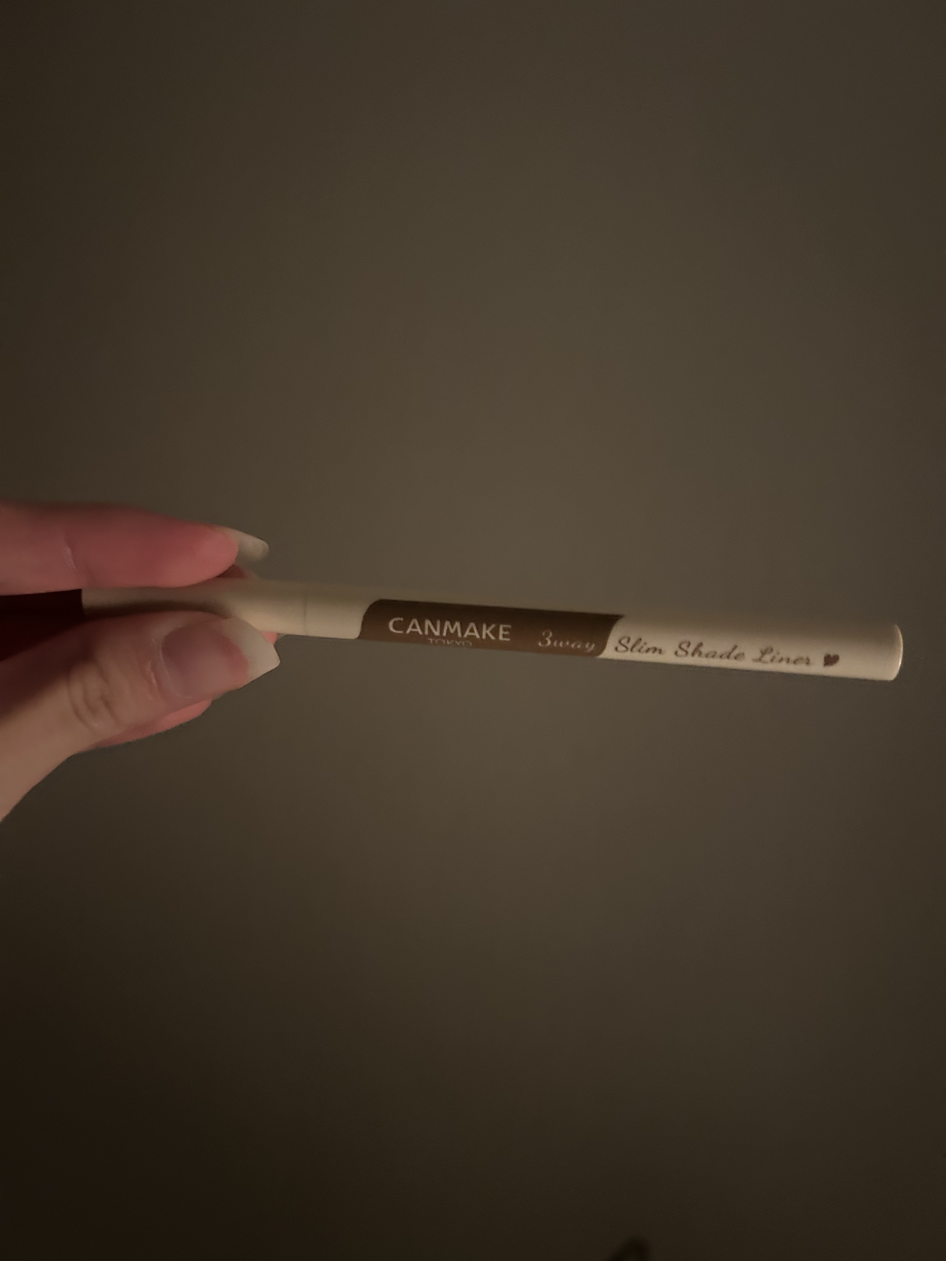 3wayスリムシェードライナー 02 アッシュブラウン/キャンメイク/リキッドアイライナーを使ったクチコミ（1枚目）
