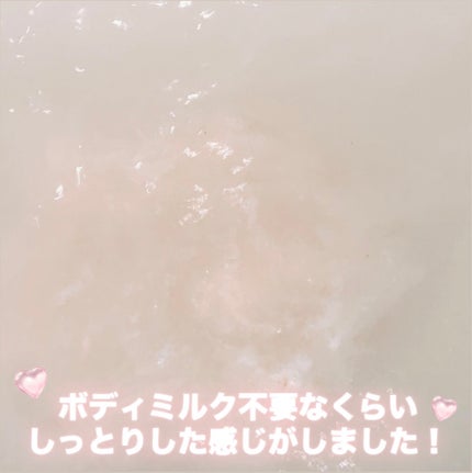 アンドハニー サクラ ビューティー スパ バスタブレット 6錠⼊り/&honey/炭酸系入浴剤を使ったクチコミ(4枚目)