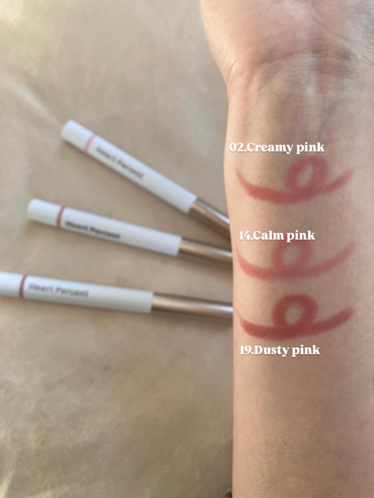 ドットオンムードワンウェイグロイティント/Heart Percent/リップティントを使ったクチコミ（3枚目）