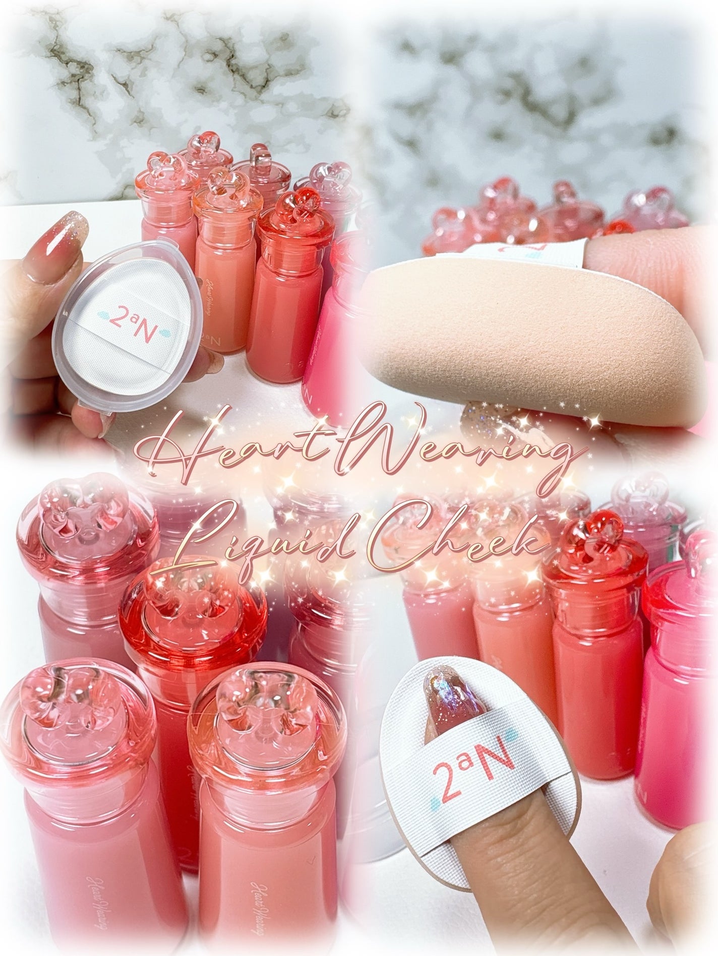 ハートウェアリングリキッドチーク/2aN/リキッドチークを使ったクチコミ(2枚目)